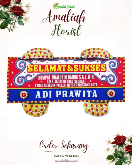 Papan Bunga Ucapan Selamat Kampung Toyapakeh