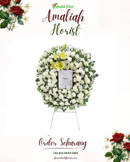 Krans Bunga Duka Kampung Toyapakeh