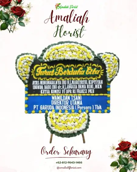 Papan Bunga Duka Kampung Toyapakeh